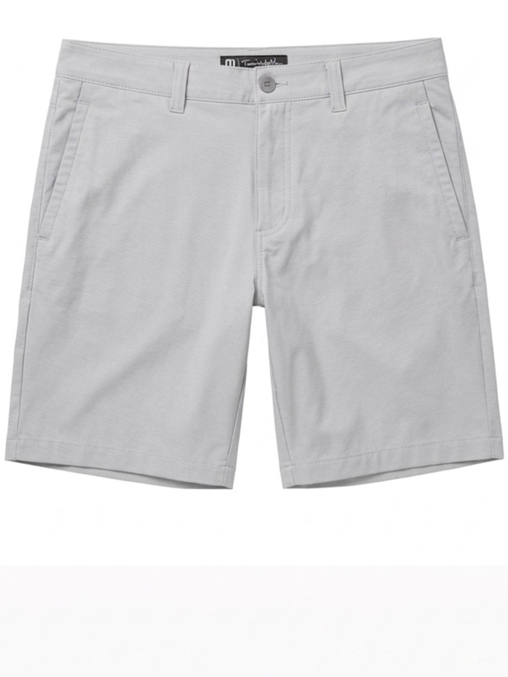 TravisMathew Light Grey Micro Stripe Performance Golf Shorts 32 Preppy - Picture 1 of 10